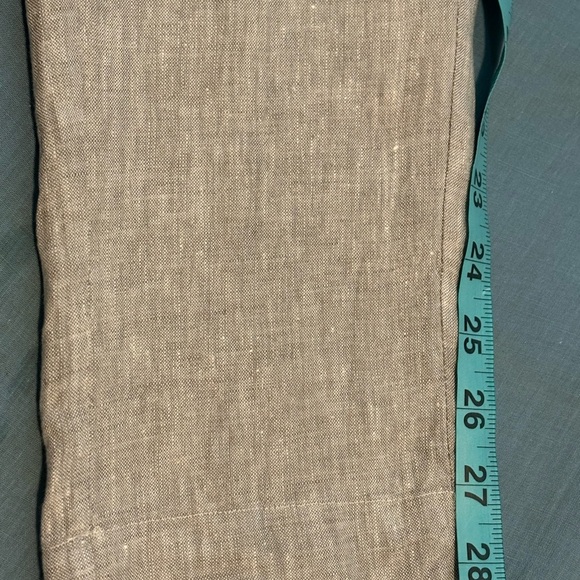 J Crew 100% Linen Light Khaki Pencil Skirt Size 6 | Classic | capsule wardrobe | - Picture 9 of 9